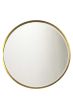 Muse Gold Large Bevelled Round Mirror 