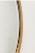 Muse Gold Large Bevelled Round Mirror 