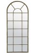 Harmonia Green Country Arch Large Garden Mirror