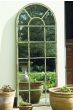 Harmonia Green Country Arch Large Garden Mirror