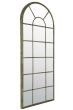 Harmonia Green Country Arch Large Garden Mirror