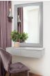 Thalia Grey Large Layered Wall Mirror