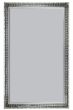 Gaia Vintage Silver Antique Design Extra Large Leaner Mirror 