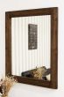 Erato Dark Natural Wood Dress Mirror