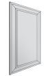 Maia All Glass Modern Bevelled Full Length Leaner Mirror by Belle Pareti | Style Our Home