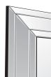 Maia All Glass Modern Bevelled Full Length Leaner Mirror by Belle Pareti | Style Our Home