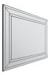 Maia All Glass Modern Bevelled Large Wall Mirror by Belle Pareti | Style Our Home