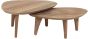 Bliss Pebble Teak Coffee Table