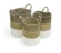 Set of 3 Grey Top Baskets by Monologue | Style Our Home
