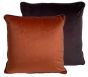 Pm Dble Sided Velv Brown/Choc Taupe by Malini | Style Our Home