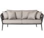 Leo Lounge Sofa with 2 Almond Seat and 2 Back Cushions by Vincent Sheppard | Style Our Home