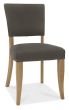 Marque Rustic Oak Upholstered Chair - Dark Grey Fabric (Pair) - Style Our Home