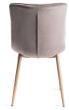 Oakham Scandi Oak 4-6 Seater Table - Dark Grey Legs & 4 Eriksen Grey Velvet Chairs by Bentley Designs | Style Our Home