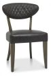 Ellipse Fumed Oak Upholstered Chair - Old West Vintage (Pair) by Bentley Designs | Style Our Home