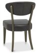 Ellipse Fumed Oak Upholstered Chair - Old West Vintage (Pair) by Bentley Designs | Style Our Home