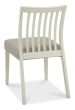 Bergen Grey Washed Oak 4-6 Seater Table & 4 Slat Back Chairs in Grey Bonded Leather by Bentley Designs | Style Our Home