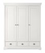 Chantilly White Triple Wardrobe - Style Our Home