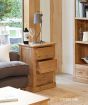 Baumhaus Mobel Oak Three Drawer Lamp Table - Style Our Home