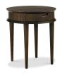 Oslo Walnut Lamp Table with Drawer - Style Our Home