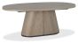Vega Grey Oiled Oak & Peppercorn 6 Seater Table by Bentley Designs | Style Our Home