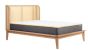 135cm Astrid Rattan Bed Oak by Birlea | Style Our Home