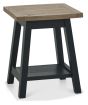 Camden Weathered Oak & Peppercorn Lamp Table by Bentley Designs | Style Our Home
