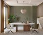 Silhouette table with amber walnut legs by Gautier | Style Our Home
