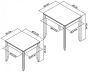 Bergen Grey Washed Oak & Soft Grey Nest of Tables - Style Our Home