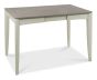 Bergen Grey Washed Oak 2-4 Seater Table & 2 Low Slat Back Chairs in Titanium Fabric by Bentley Designs | Style Our Home