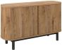 Vega Rustic Oak & Peppercorn Narrow Sideboard by Bentley Designs | Style Our Home
