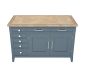 Signature Blue Hidden Home Office Desk by Baumhaus | Style Our Home