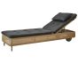 Presley Natural Sunbed - Black Natté by Cane-line | Style Our home