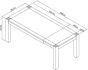 Turin Light Oak Dining Table 4-6 Seater Medium End Extending Dining Table