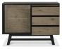 Camden Weathered Oak & Peppercorn Narrow Sideboard by Bentley Designs | Style Our Home