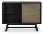 Camden Weathered Oak & Peppercorn Narrow Sideboard by Bentley Designs | Style Our Home