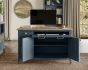 Signature Blue Hidden Home Office Desk by Baumhaus | Style Our Home