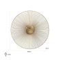 Clock Audrey (Gold) by  Richmond Interiors | Style Our Home