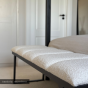 Ponce Bench - Chex Polar Bouclé by Tommy Franks | Style Our Home