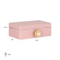 Storage Box Jamila Big (Pink) by  Richmond Interiors | Style Our Home
