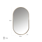 Mirror Skylar (Gold) by  Richmond Interiors | Style Our Home