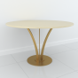 Studio Line Bistro Dining Table - 4 Seater in Beige & Gold by Steve Bristow | Style Our Home