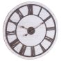Rustic Wooden Clock With Aged Numerals And Hands by Hill Interiors | Style Our Home