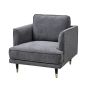 Richmond Grey Large Arm Chair by Hill Interiors | Style Our Home