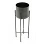 Set Of Two Silver Planters On Stand by Hill Interiors | Style Our Home