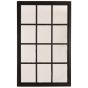 Black Wooden Window Mirror by Hill Interiors | Style Our Home  