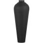 Matt Black Medium Hammered Vase With Lid by Hill Interiors | Style Our Home  