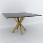 Studio Line Dining Table - 4 Seater in Black & Gold by Steve Bristow | Style Our Home