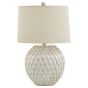 Lattice Ceramic Table Lamp With Linen Shade by Hill Interiors | Style Our Home  
