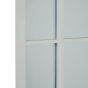 White Large Arched Window Mirror