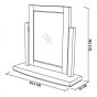 Hampstead White Vanity Mirror - Style Our Home